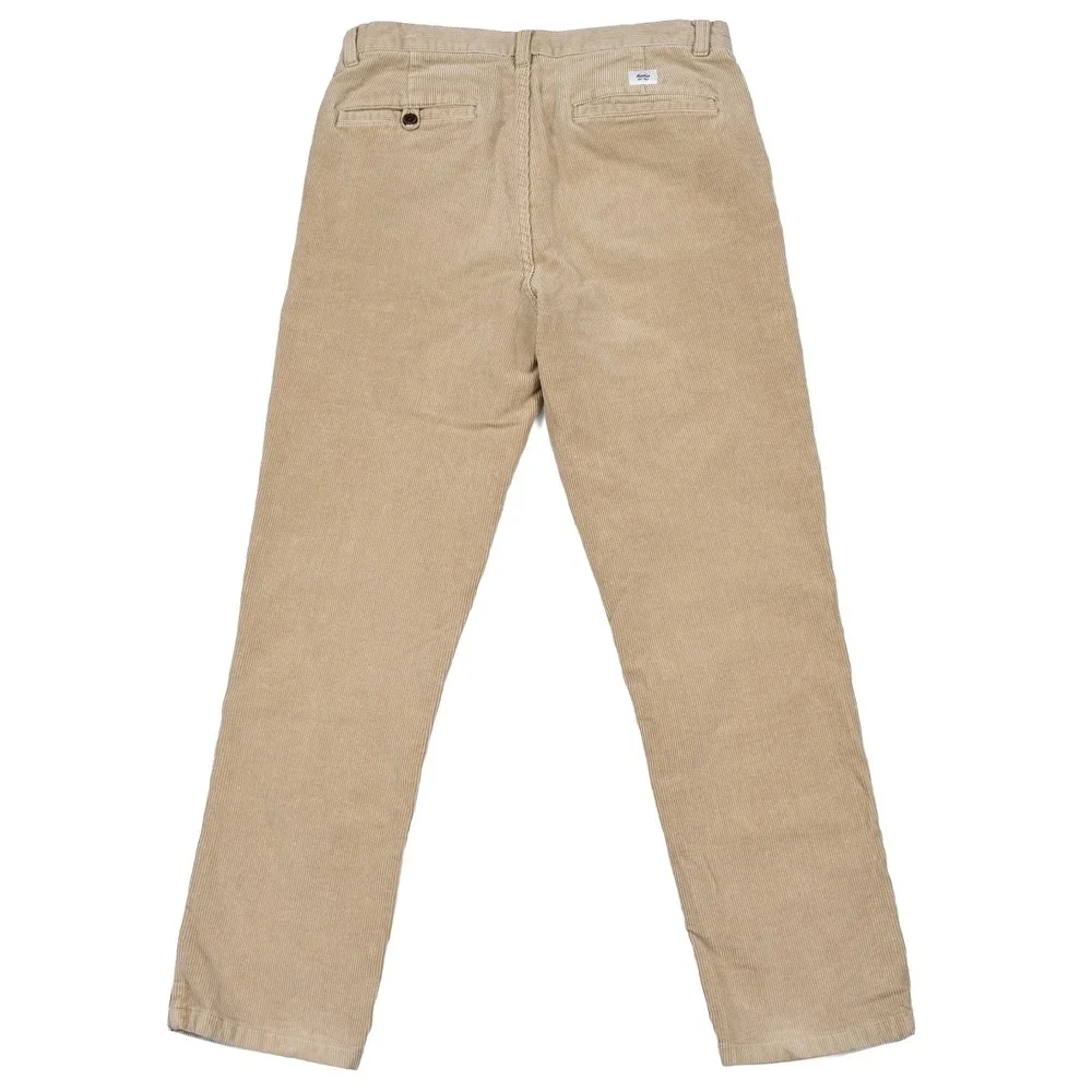 Katin Pipeline Corduroy Pants Men's 33 (34x29.5) Beige Stretch‎ Straight Surf